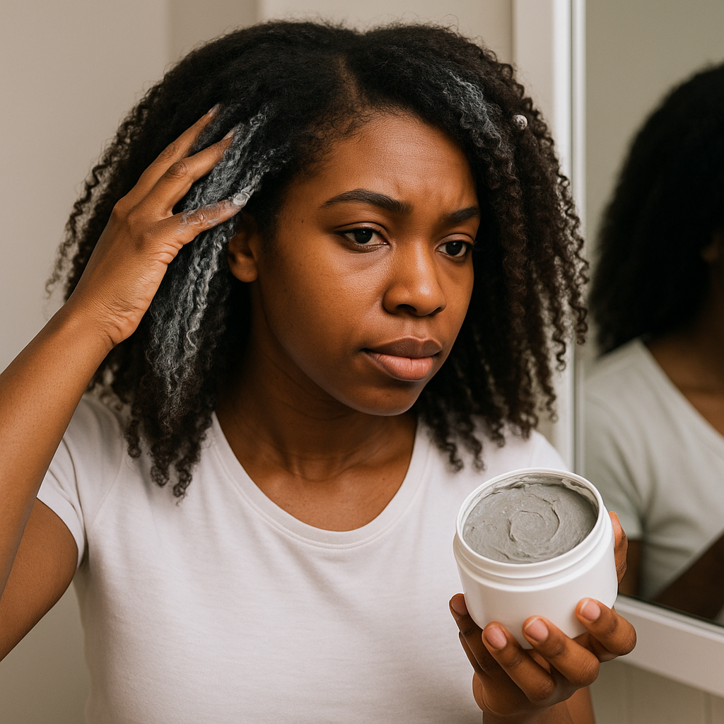 Restorative Hair Mud Mask (Peppermint Infused)