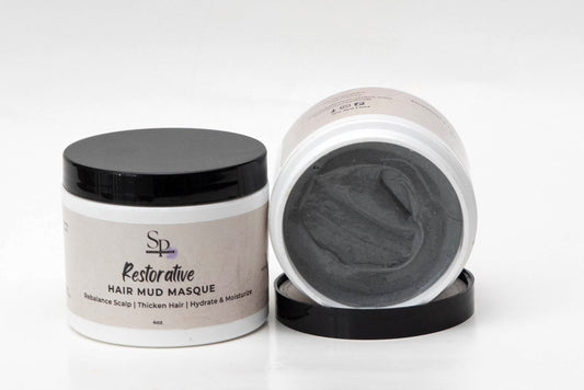 Restorative Hair Mud Mask (Peppermint Infused)
