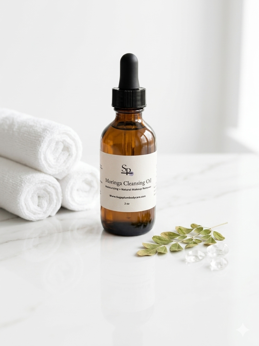 Moringa cleansing Oil + Natural Makeup Remover