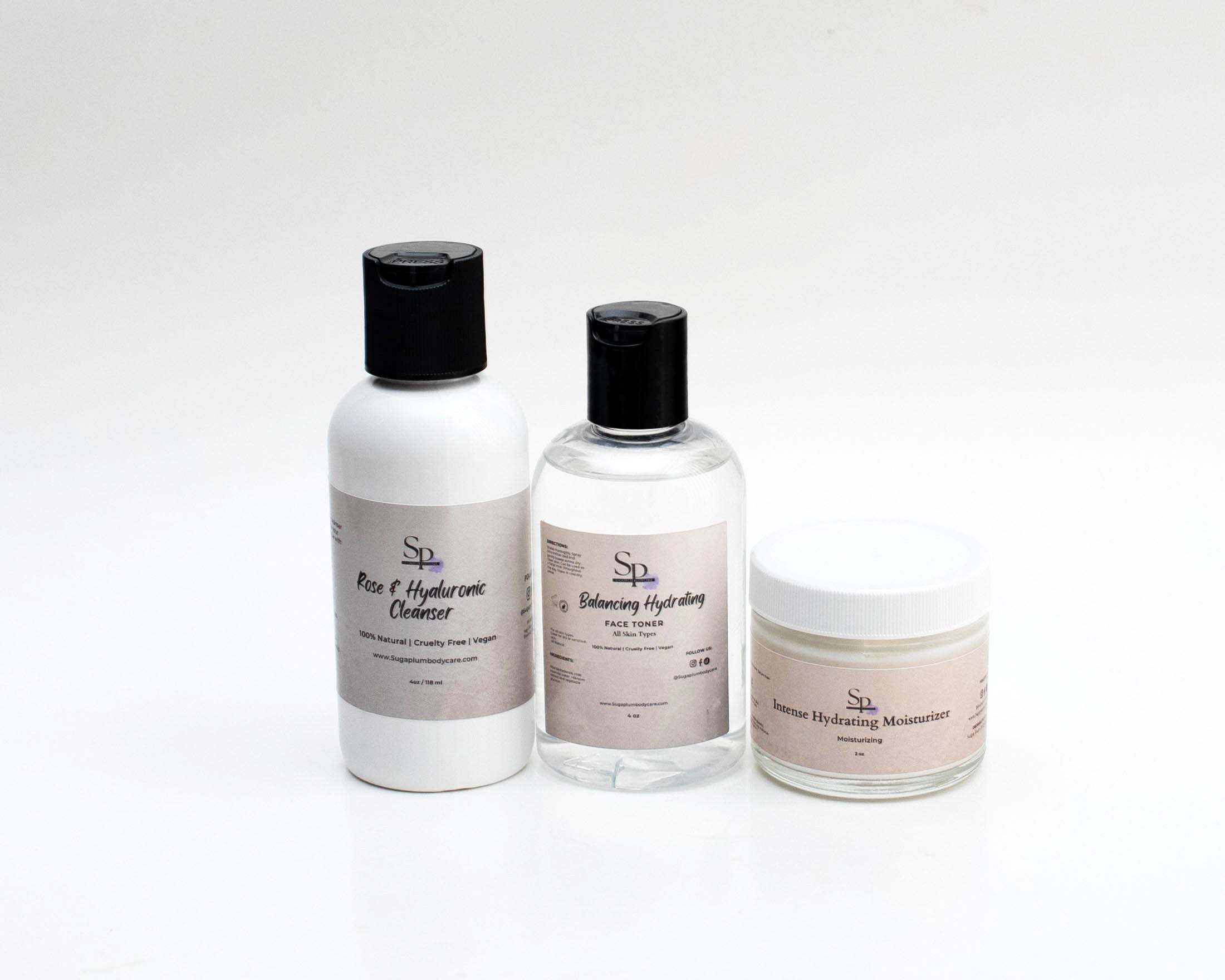 Essential 3-Piece Skin care System – Suga Plum Bodycare LLC